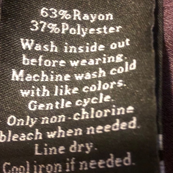 Rock & Republic Purple Ombre Button Front Top - Picture 5 of 7